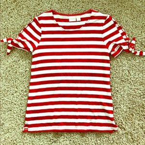 Red & White Striped T-Shirt